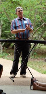 Bob Klase performing for the group. TBMC Picnic